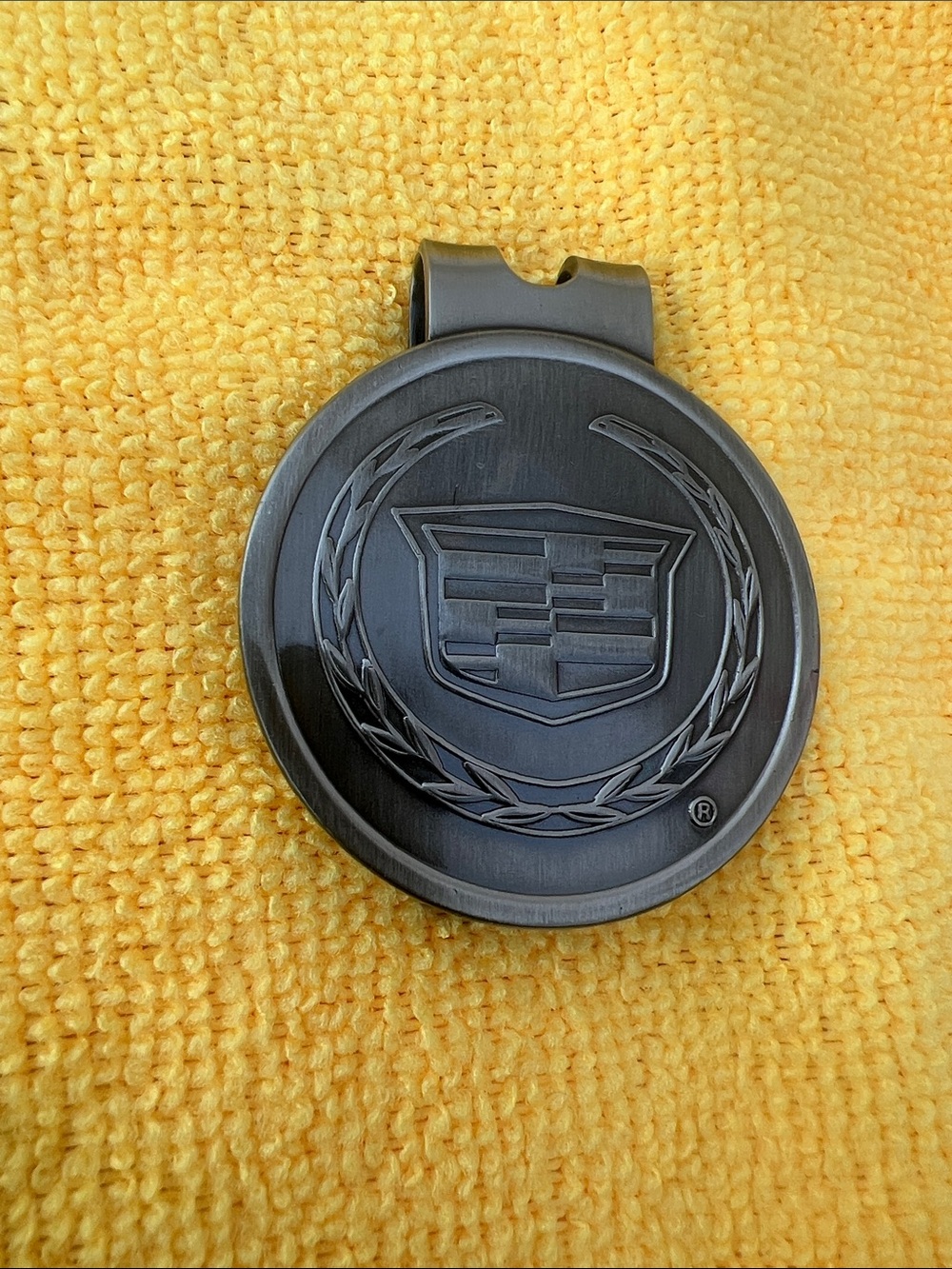 Cadillac Silver Logo Money Clip 2”